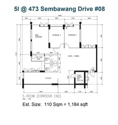 Blk 473 Sembawang Drive (Sembawang), HDB 5 Rooms #170925582